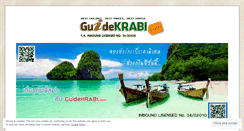 Desktop Screenshot of guidekrabi.com